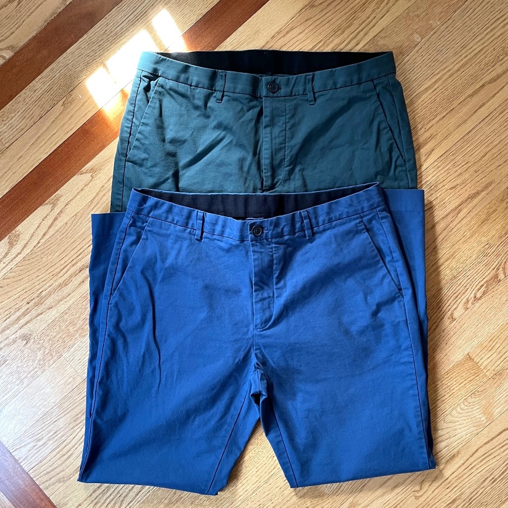 2 Pairs Bonobos Dress Pants - Sz 35/30
